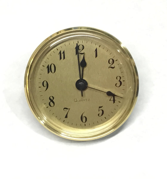 Weather station gold clock insert