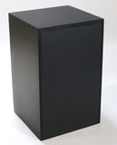 Black slate Adirondack urn, framed side, blank