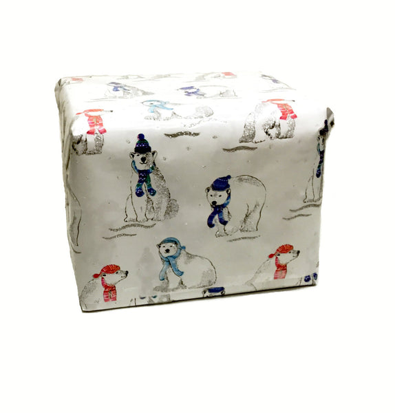 Small box with gift wrap
