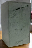 Green slate Adirondack urn, framed side, blank