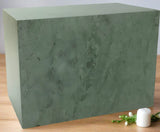 Green slate Katahdin companion cremation urn, blank
