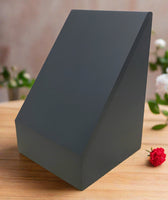 Black slate Medium Quoddy urn, blank