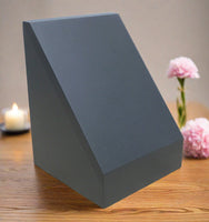 Black slate Small Quoddy urn, blank