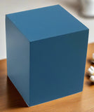 Slate keepsake urn painted blue