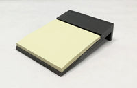 Honed Black slate post-it note holder